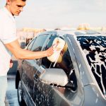 Washing a car by yourself before applying nano coating