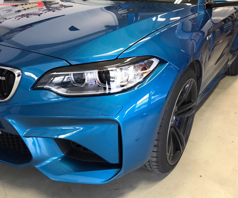 Blue BMW protected with Nasiol ZR53 nano ceramic coating